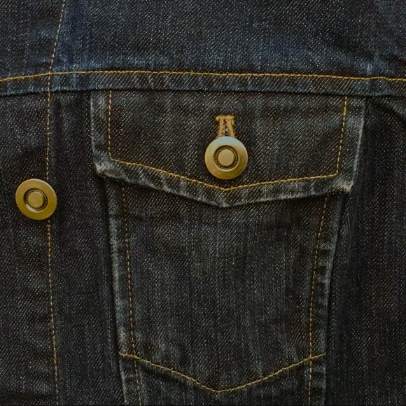 Garnet Hill Dark Blue Denim Jacket - Picture 6 of 6